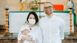 Ryza Cenon and Miguel Cruz’s baby boy Night gets baptized