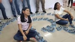 Makati students receive 6,000 free ‘Air Binay 2.0’ rubber shoes