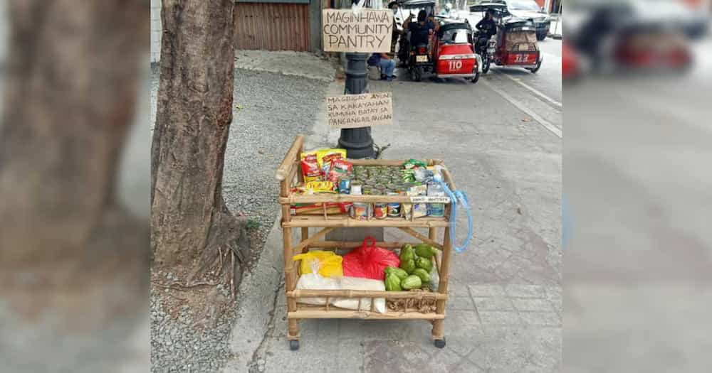 Ilang residenteng nakapila sa Maginhawa community pantry, tineketan ng Quezon City Task Force Disiplina
