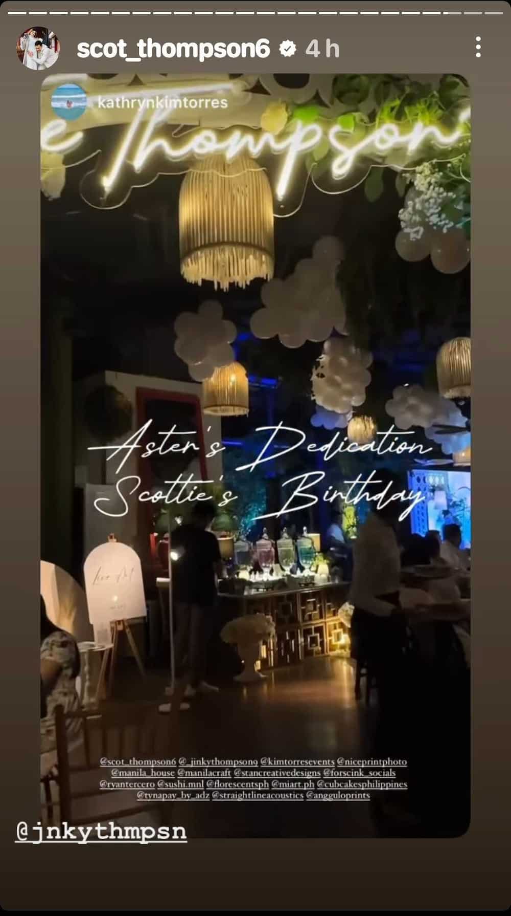 Scottie Thompson’s baby gets baptized; PBA star also celebrates his birthday Scottie Thompson’s baby gets baptized; PBA star also celebrates his birthday