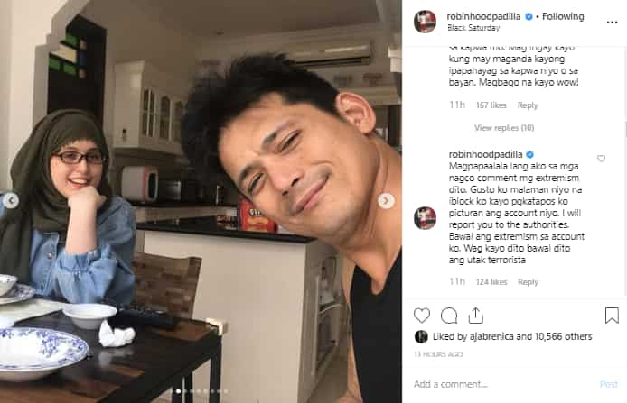 Robin Padilla chides netizen who questioned his Islam faith