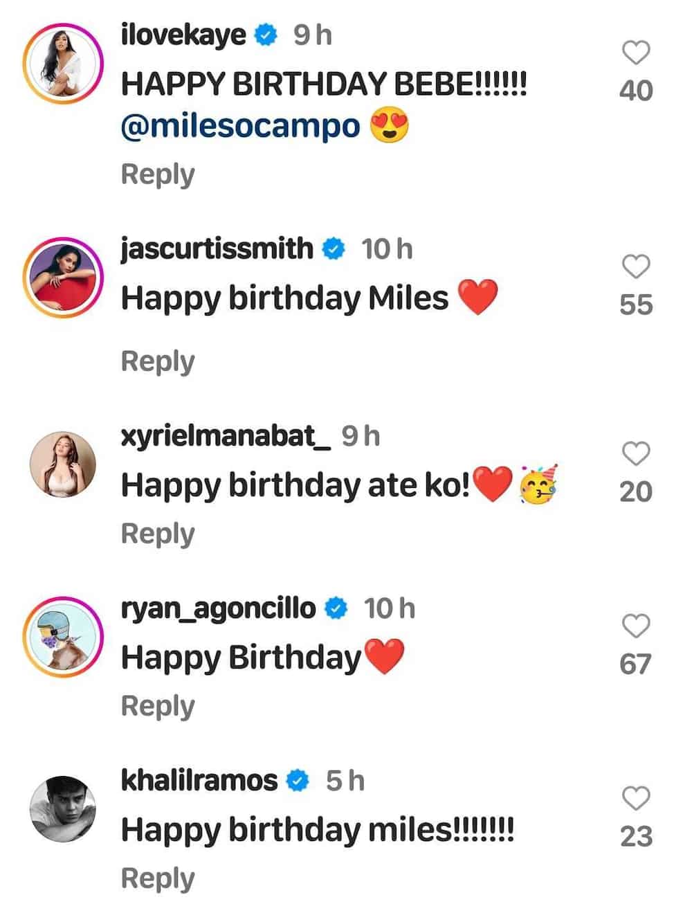 Miles Ocampo, “grateful” sa birthday niya; inulan ng pagbati mula sa celebrities