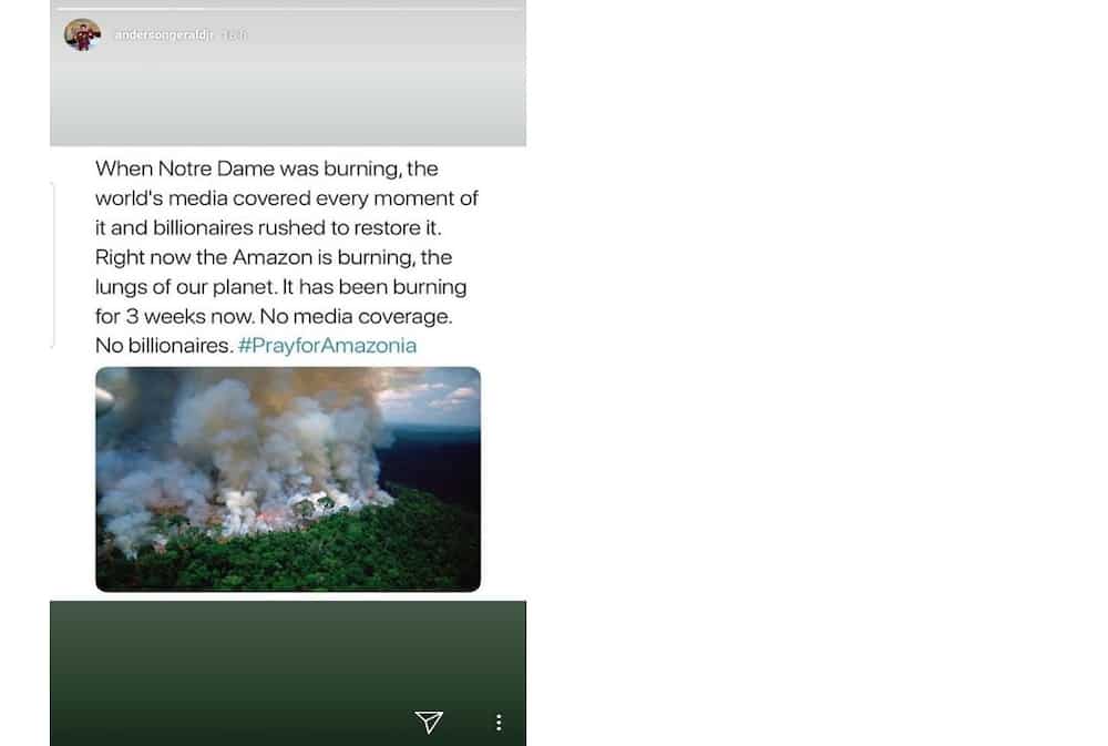 Celebrities air heartbreaking reactions about the alarming burning of Amazon