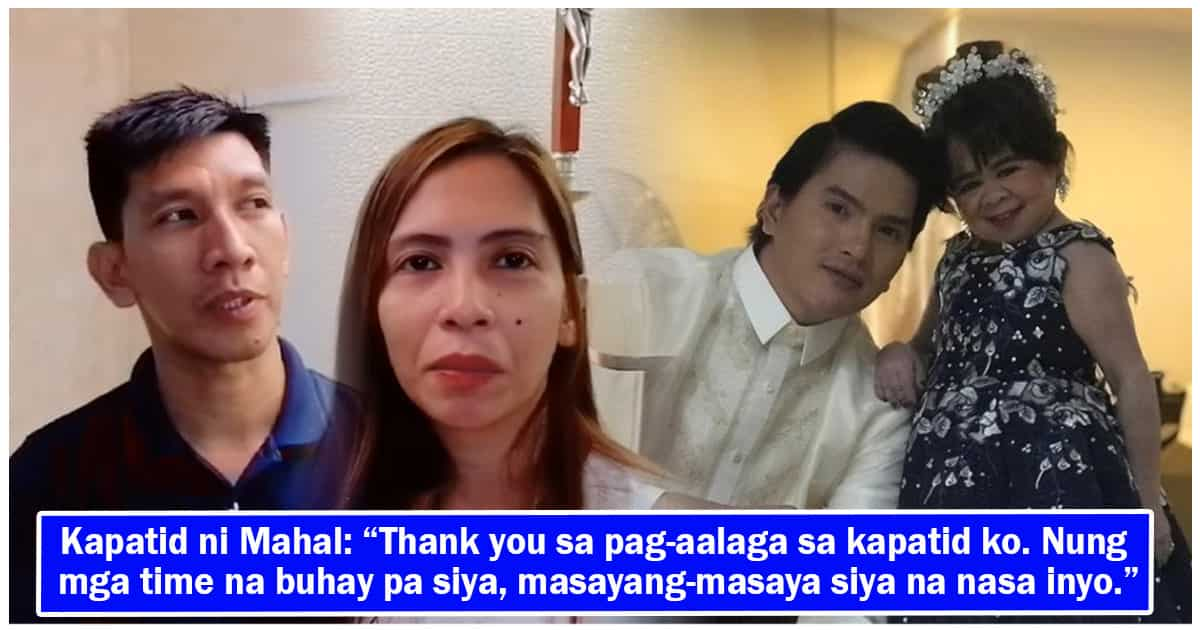 Mygz Molino, Pinasalamatan Ng Mga Kapatid Ni Mahal Sa Pag-alaga Niya ...