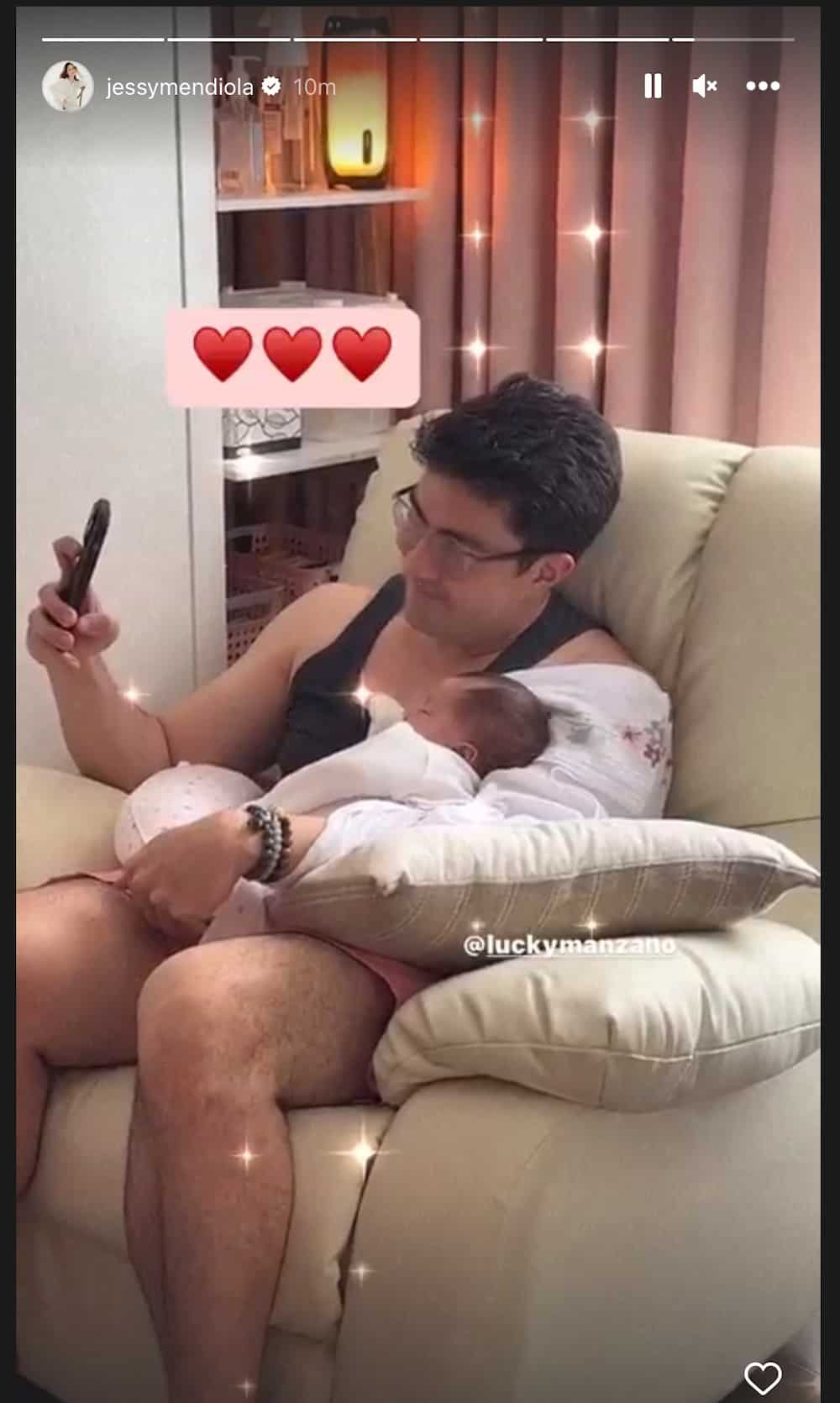 Jessy Mendiola shows Luis Manzano’s sweet moment with Baby Rosie
