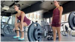 Camille Prats, pinakita ang kanyang pagbuhat ng 65 kg na weights
