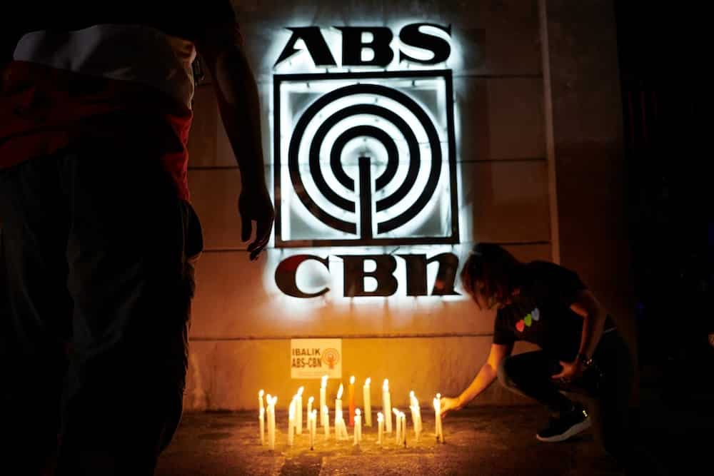 ABS-CBN compound after the shutdown order (Photo from Getty Images)