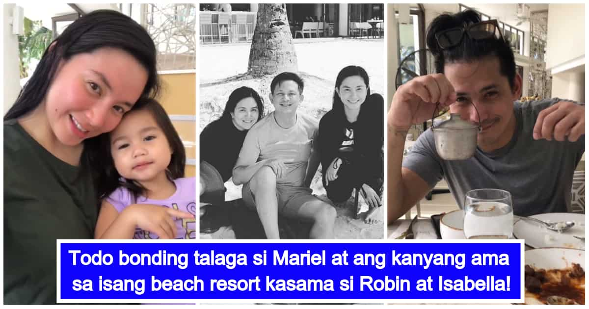 Mariel Padilla, together with Robin and Isabella, bonds with her dad at ...