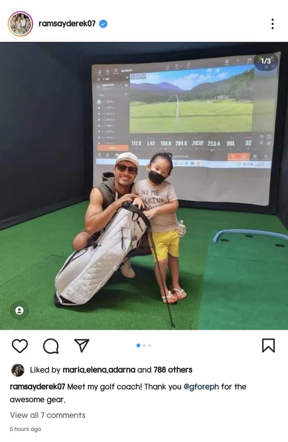 Elias Modesto Cruz, naging "golf coach" ni Derek Ramsay sa viral video