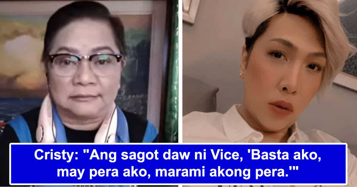 Cristy Fermin, Ibinahagi Ang Sinabi Umano Ni Vice Noong Bumabagsak Ang 