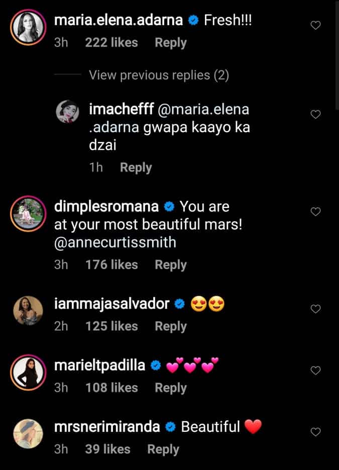 Ellen Adarna reacts to Anne Curtis' latest post on social media