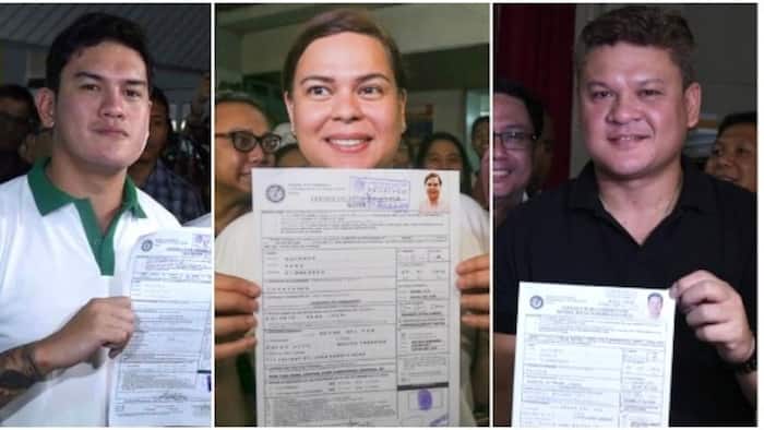 Election results for Sara, Paolo, & Baste Duterte finally revealed