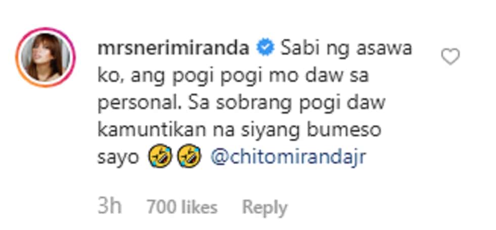Neri Miranda's hilarious comment on Coco Martin's new post goes viral