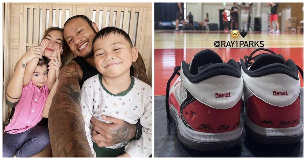 Zeinab Harake, naantig sa sinulat na mga pangalan ni Ray Parks sa kanyang sapatos Zeinab Harake, naantig sa sinulat na mga pangalan ni Ray Parks sa kanyang sapatos