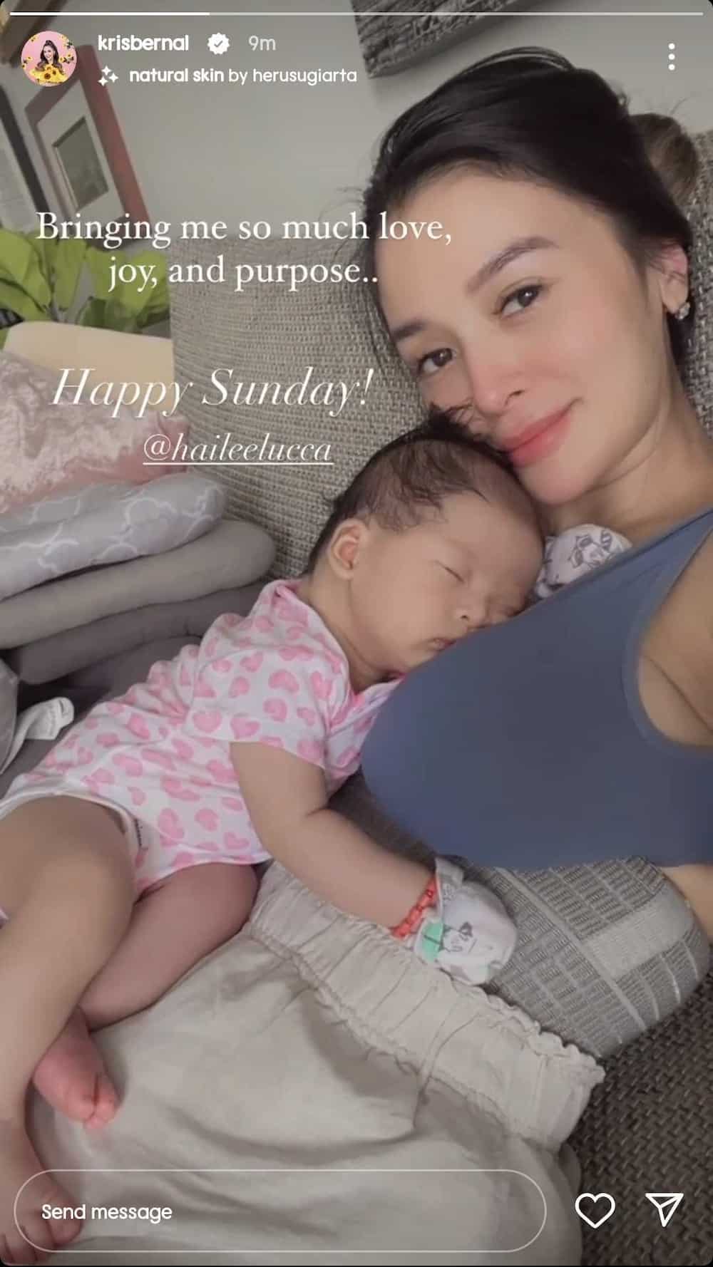 Kris Bernal posts new selfie with Baby Hailee; pens meaningful caption Kris Bernal posts new selfie with Baby Hailee; pens meaningful caption