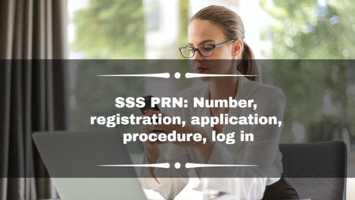 SSS PRN: Number, registration, application, procedure, log in