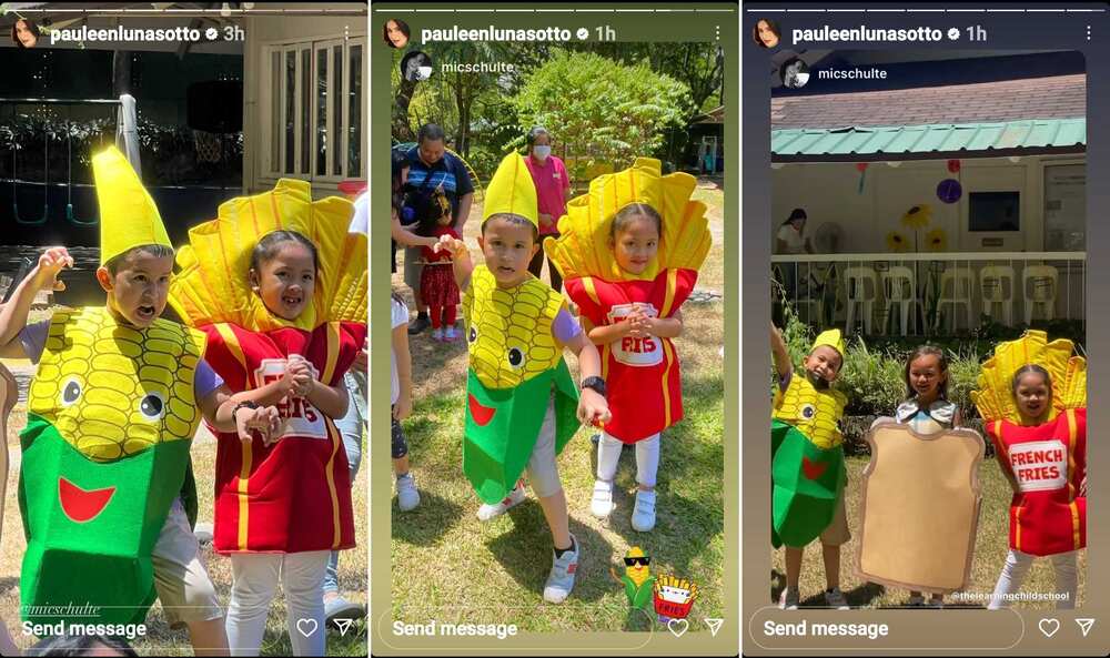 Pauleen Luna shares adorable snaps of Tali Sotto wearing cute French fries costume