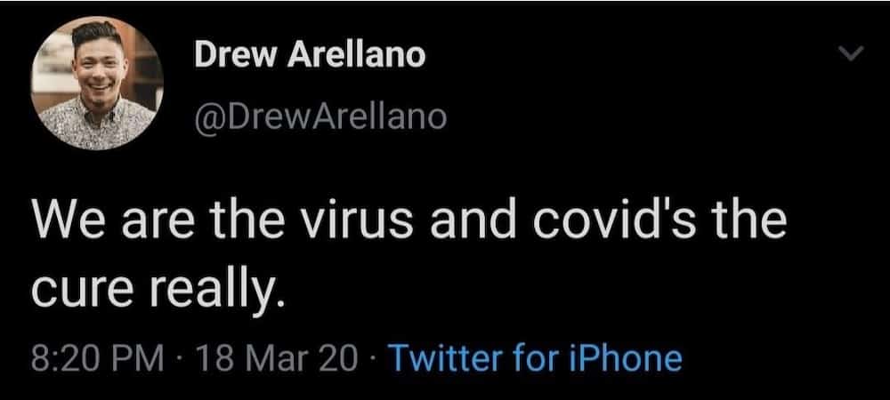 Drew Arellano gets lambasted for his tweet about COVID-19; TV host apologizes