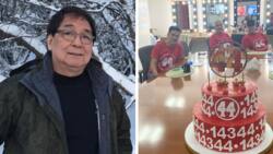 Joey de Leon, may cryptic caption sa pic nila nina Vic, Tito Sotto kasama ang isang cake