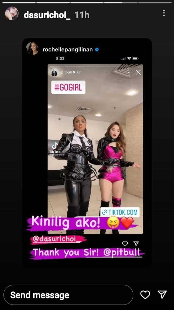 Rochelle Pangilinan’s dance video with Dasuri Choi gets noticed by American rapper Pitbull