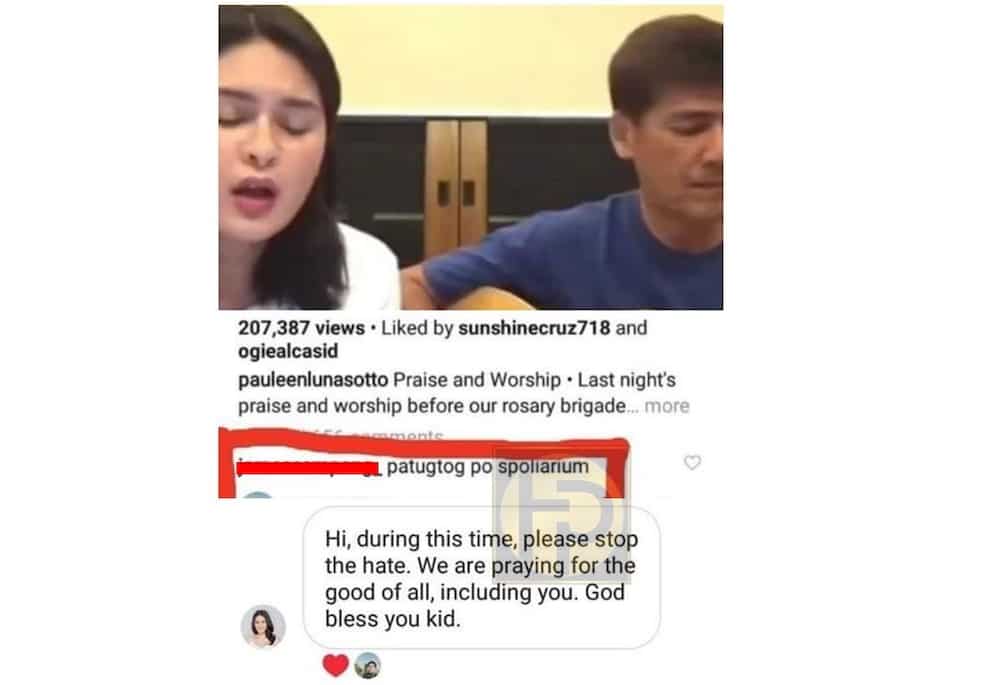 Pauleen Luna lectures netizen over ‘rude’ comment on her video with Vic Sotto