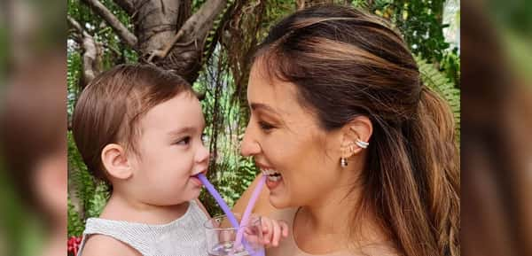 Baby Thylane, sinamahan si mommy Solenn Heussaff mag-workout