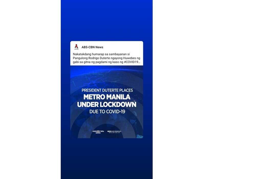 ABS-CBN apologizes for posting ‘Metro Manila lockdown’ ahead of announcement