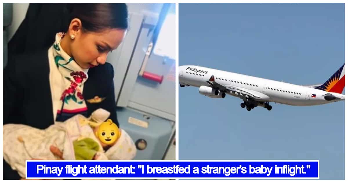 Pinay Flight Attendant Goes Viral For Breastfeeding