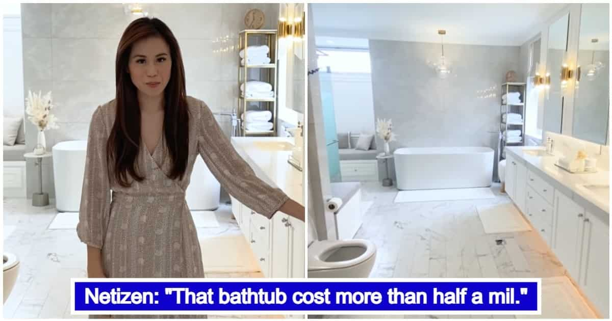 Toni Gonzaga Shows Off Their Massive Luxurious Master Bathroom Kami