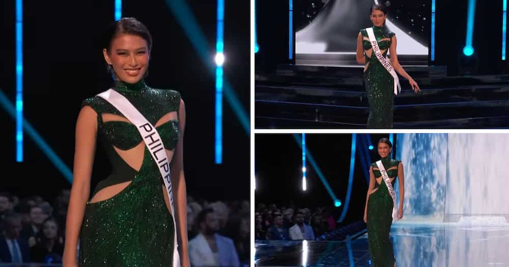 Pagrampa ni Michelle Dee sa evening gown portion ng Miss Universe 2023 prelims, viral