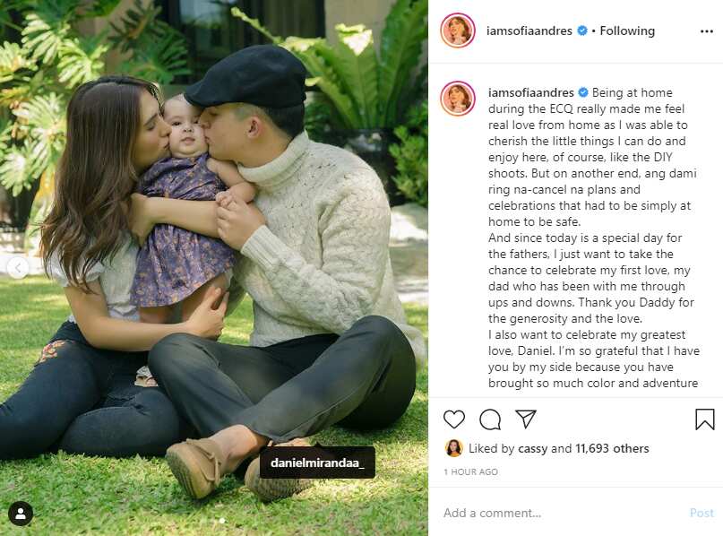 Sofia Andres, ipinakita sa unang pagkakataon ang baby nila ng kanyang partner na si Daniel
