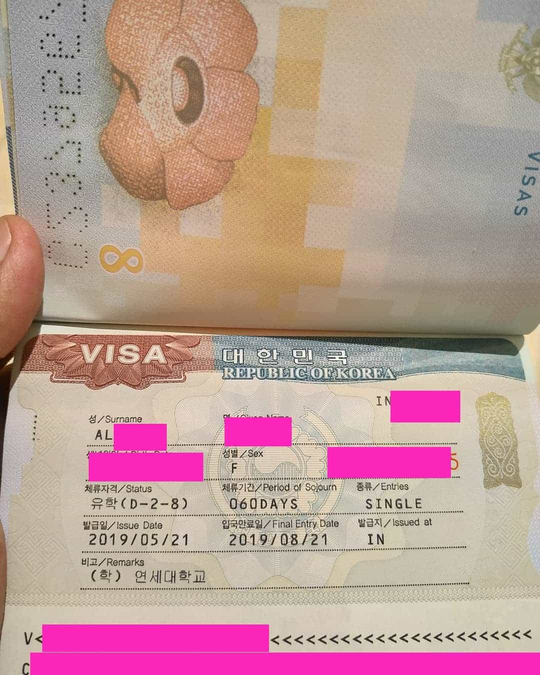 travel visa to korea requirements