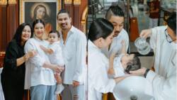Meryll Soriano, Joem Bascon's adorable son baby Gido gets baptized
