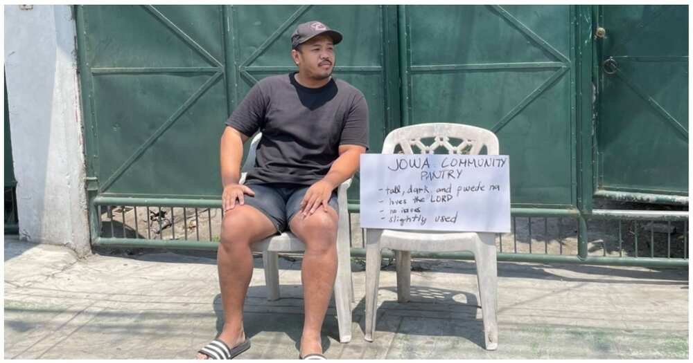 Jowa community pantry ng isang lalaki, kinagiliwan ng netizens Jowa community pantry ng isang lalaki, kinagiliwan ng netizens