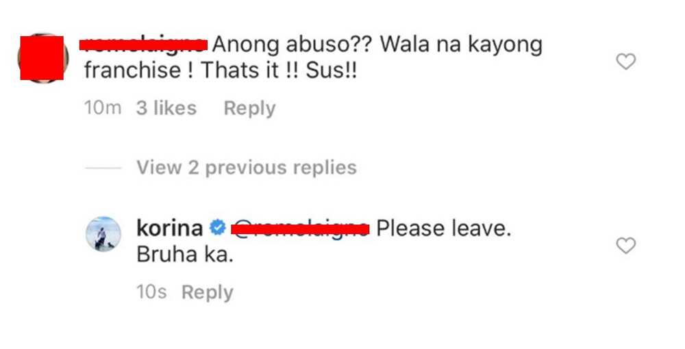 Frustrated Korina Sanchez slams netizen who told her, ‘Wala na kayong franchise’