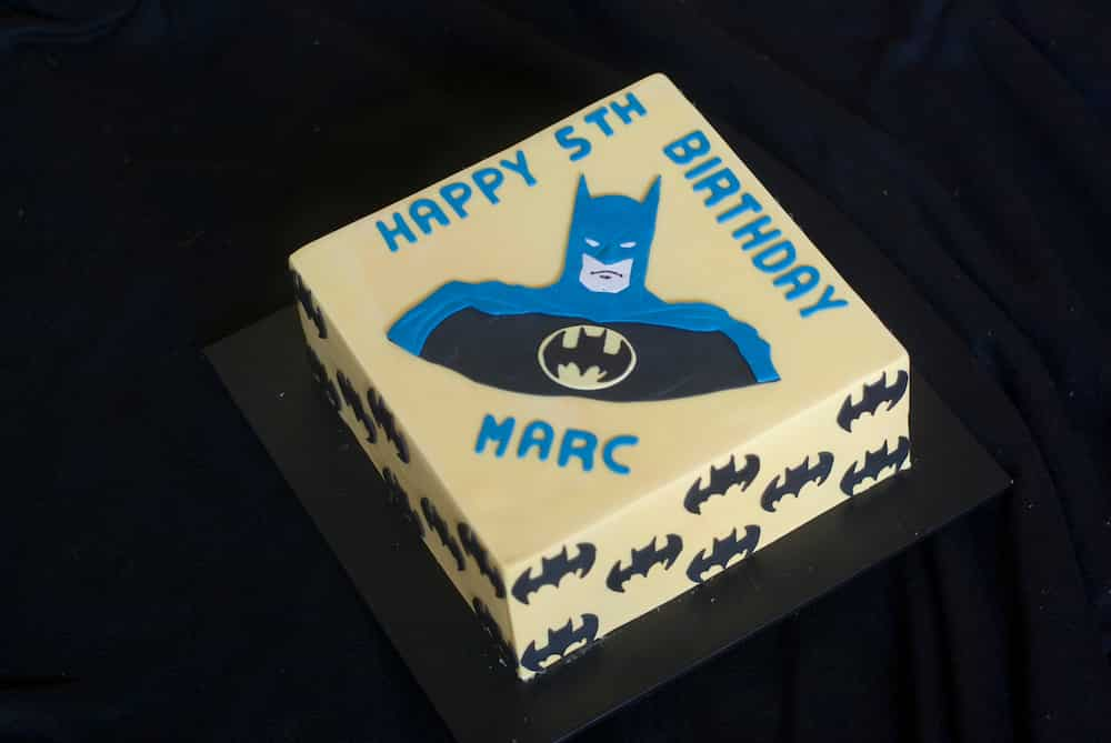 Batman cake design