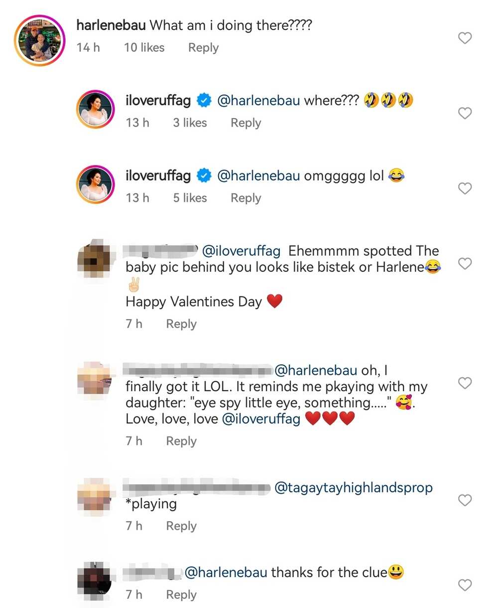 Ruffa Gutierrez, napa-"omg" sa tanong ni Harlene Bautista sa kanyang V-Day photo