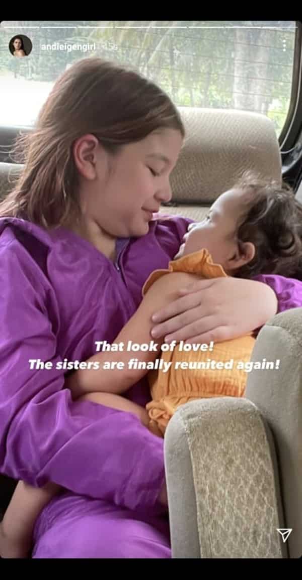 Andi Eigenmann reunites with daughter Ellie; shares "look of love" photo of Ellie and Lilo