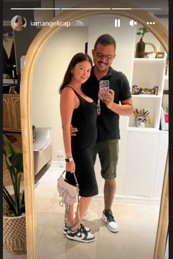 Angelica Panganiban flaunts her baby bump in latest post