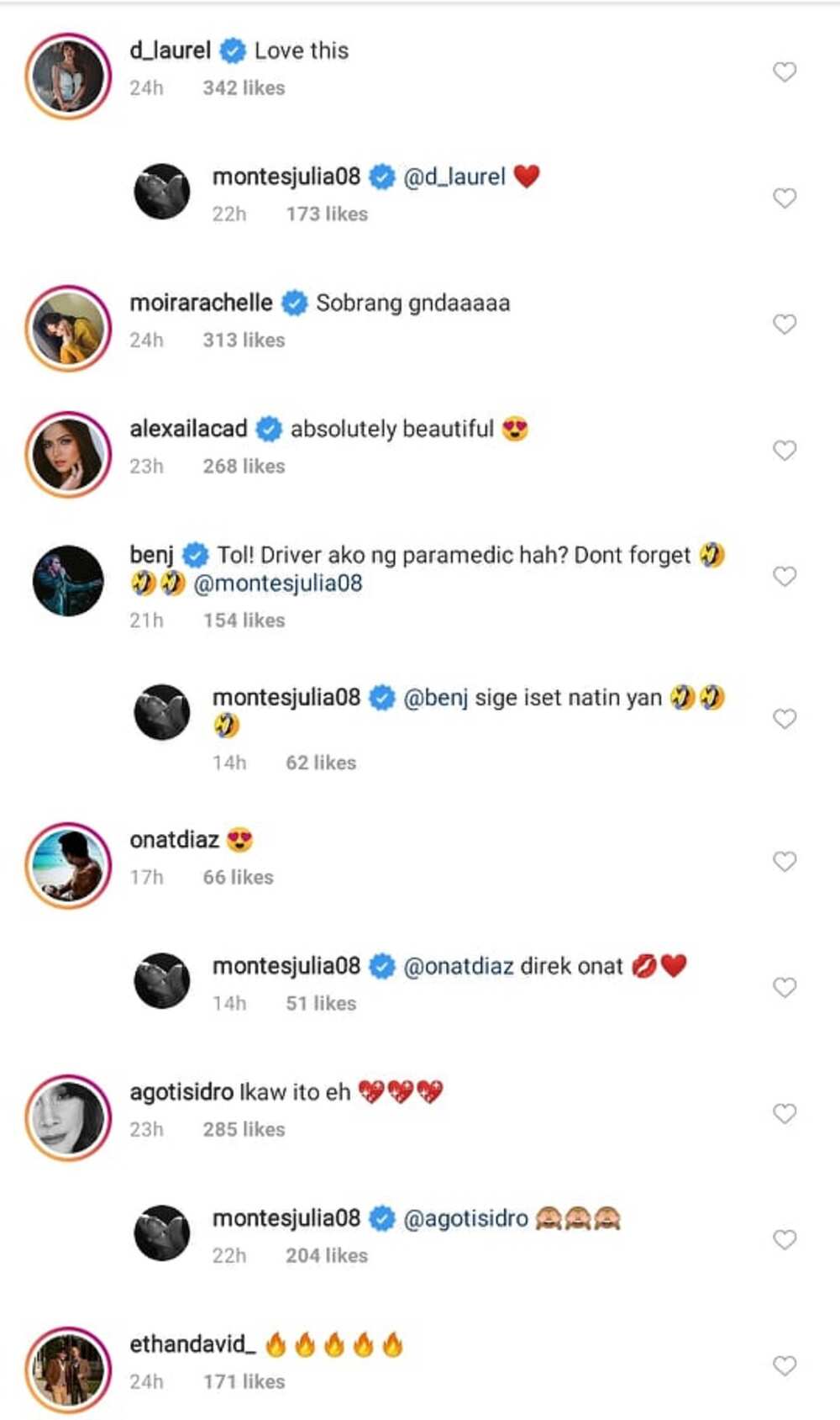 Angel Locsin, Bea Alonzo gush over Julia Montes viral photo