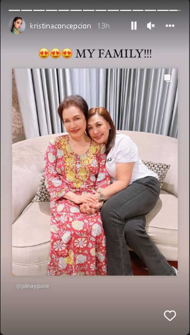 KC Concepcion, masaya sa muling pagkikita nina Sharon Cuneta at kanyang Lola Helen Gamboa