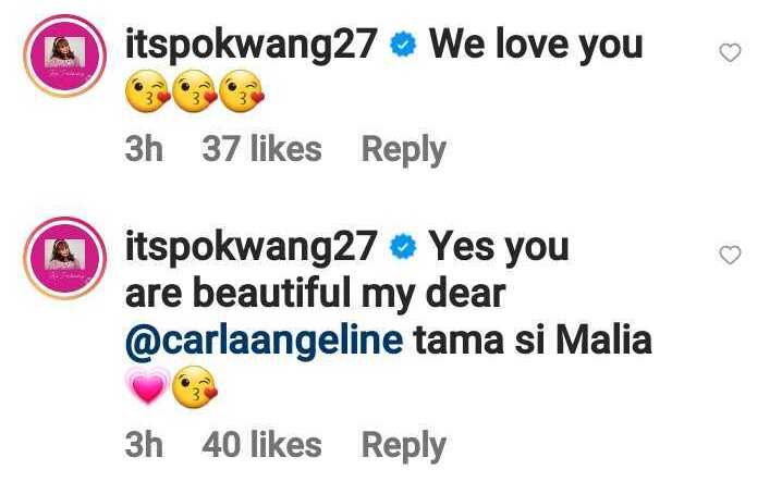 Carla Abellana ecstatic over Pokwang’s daughter Malia’s video greeting