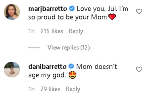 Dani Barretto gushes at Marjorie Barretto's vampire-like face: "Mom doesnt age"