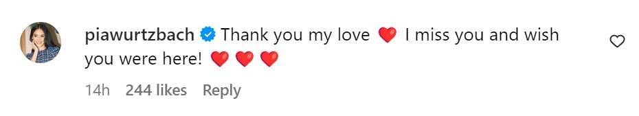 Jeremy Jauncey posts sweet birthday message for Pia Wurtzbach Jeremy Jauncey posts sweet birthday message for Pia Wurtzbach