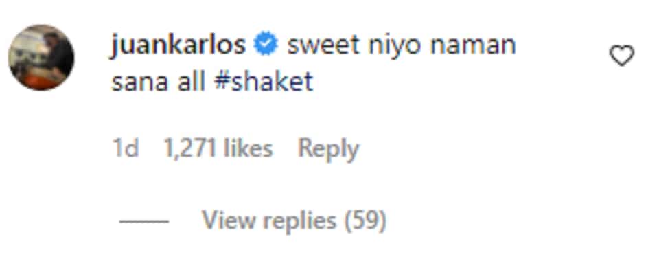 JK Labajo hilariously reacts to Maureen Wroblewitz's photos with her co-stars: "#shaket"
