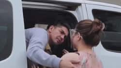 Mark Herras' wife Nicole Donesa gets emotional as the actor leaves for lock-in taping