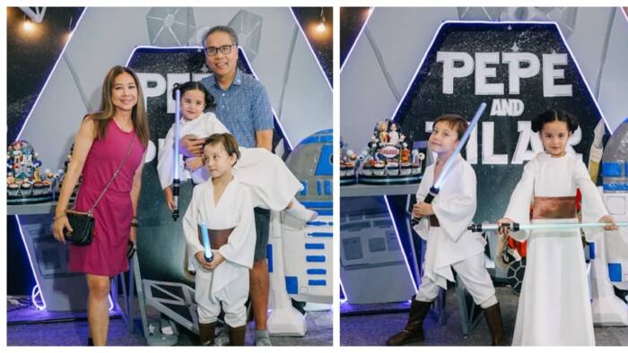Korina Sanchez & Mar Roxas throw Star Wars-themed birthday party for their twins