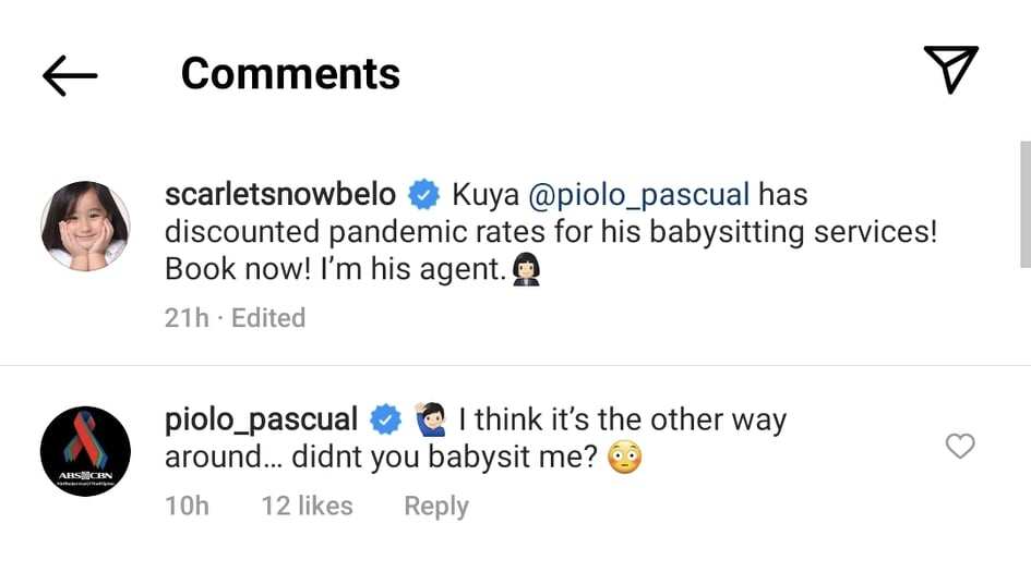 Piolo Pascual, naging "yaya for the day" ni Scarlet; Vicki Belo, nagpasalamat