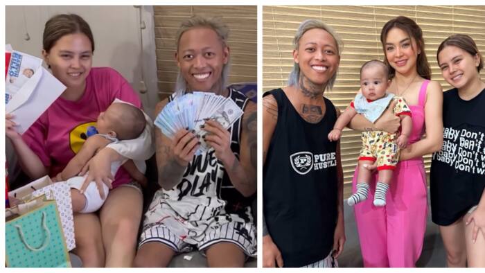 Baby Meteor receives around ₱300,000 at baptism; ₱100K came from Miss Glenda