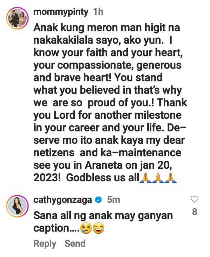 Alex Gonzaga, napa-“sana all” sa nakakaantig na post ni Mommy Pinty para kay Toni Gonzaga